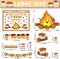 Camping Campfire Bulletin Board Decorations Set, S’mores Marshmallow Classroom Decor Kit, “We Are Fired Up for S’More Learning” Back to School Bulletin Board Cutouts for Classroom Door, Wall, Reading Corner & School Display